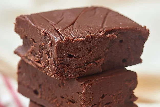 Keto chocolate fudge pieces