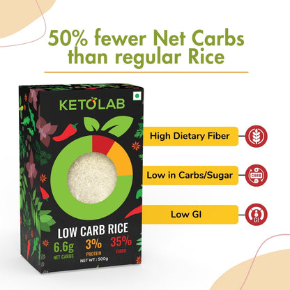 [flavour: Plain] Ketolab Low-Carb Rice — Plain product image 4