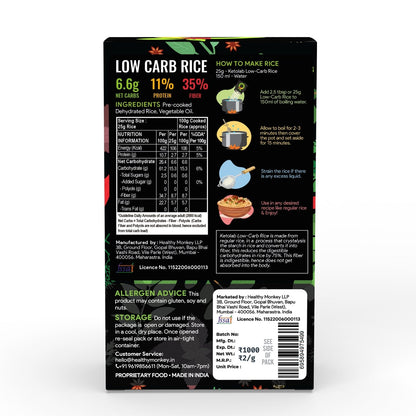 [flavour: Plain] Ketolab Low-Carb Rice — Plain product image 8