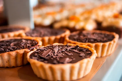 Keto chocolate tarts