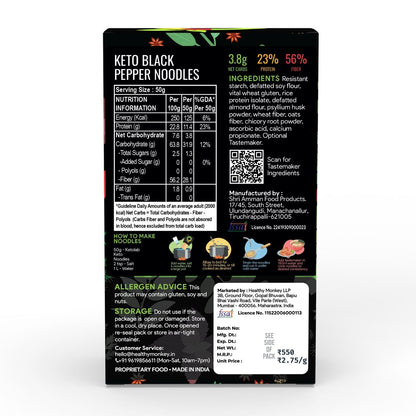 [flavour: Black Pepper] Ketolab Noodles — Black Pepper product image 8