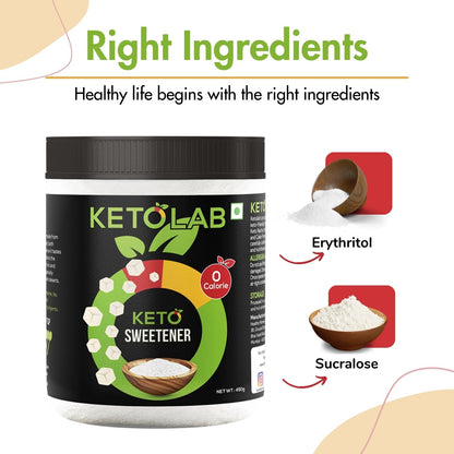 [flavour: Plain] Ketolab Low-Carb 1:4 Sweetener — Plain product image 2