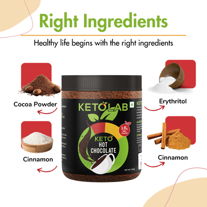 [flavour: Plain] Ketolab Low-Carb Hot Chocolate — Plain product image 2
