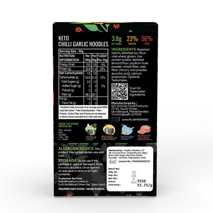 [flavour: Chilli Garlic] Ketolab Low-Carb Noodles — Chilli Garlic product image 7