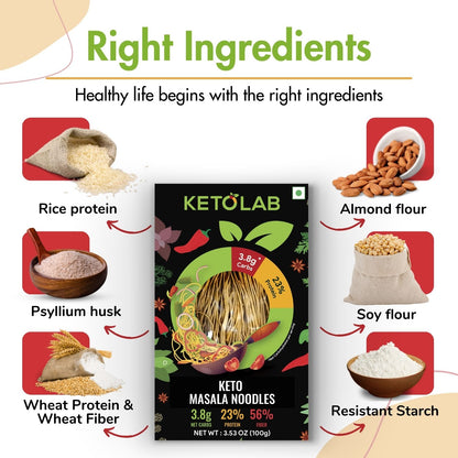 [flavour: Masala] Ketolab Noodles — Masala product image 3