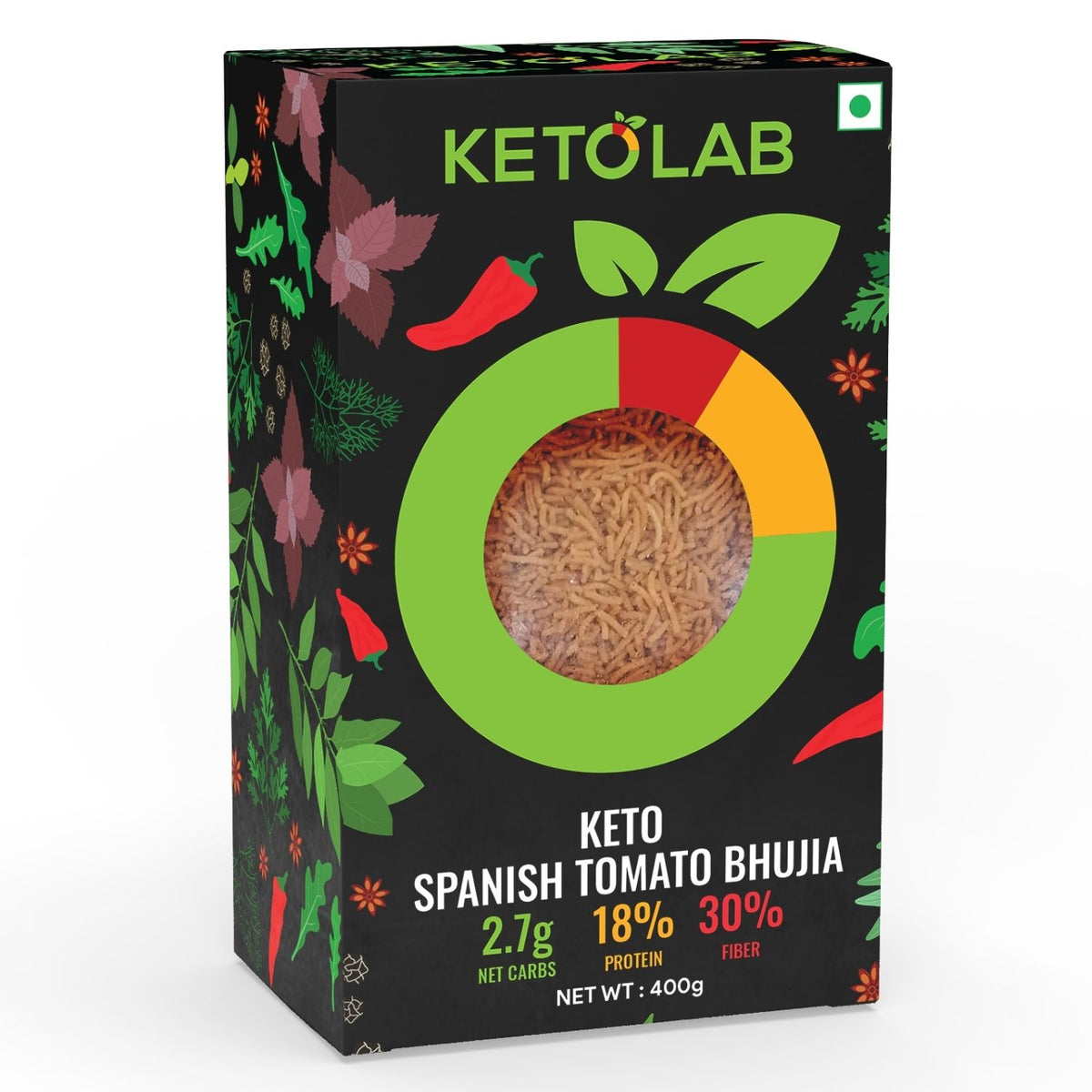 [flavour: Spanish Tomato] Ketolab Low-Carb Bhujia — Spanish Tomato main image