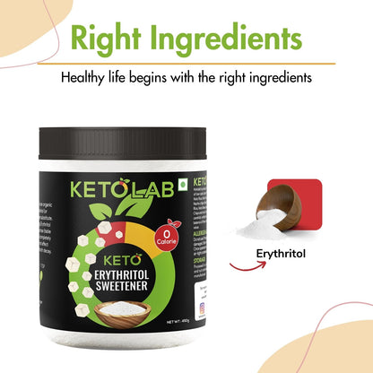 [flavour: Plain] Ketolab Low-Carb Erythritol — Plain product image 2