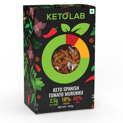 [flavour: Spanish Tomato] Ketolab Low-Carb Murukku — Spanish Tomato main image