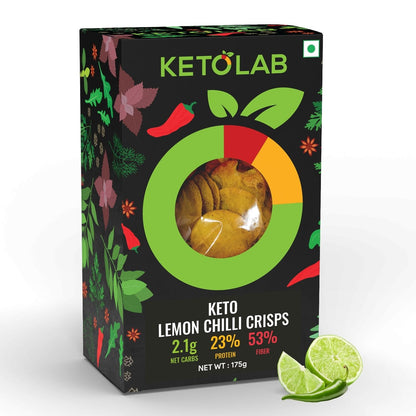 [flavour: Lemon Chilli] Ketolab Low-Carb Crisps — Lemon Chilli main image