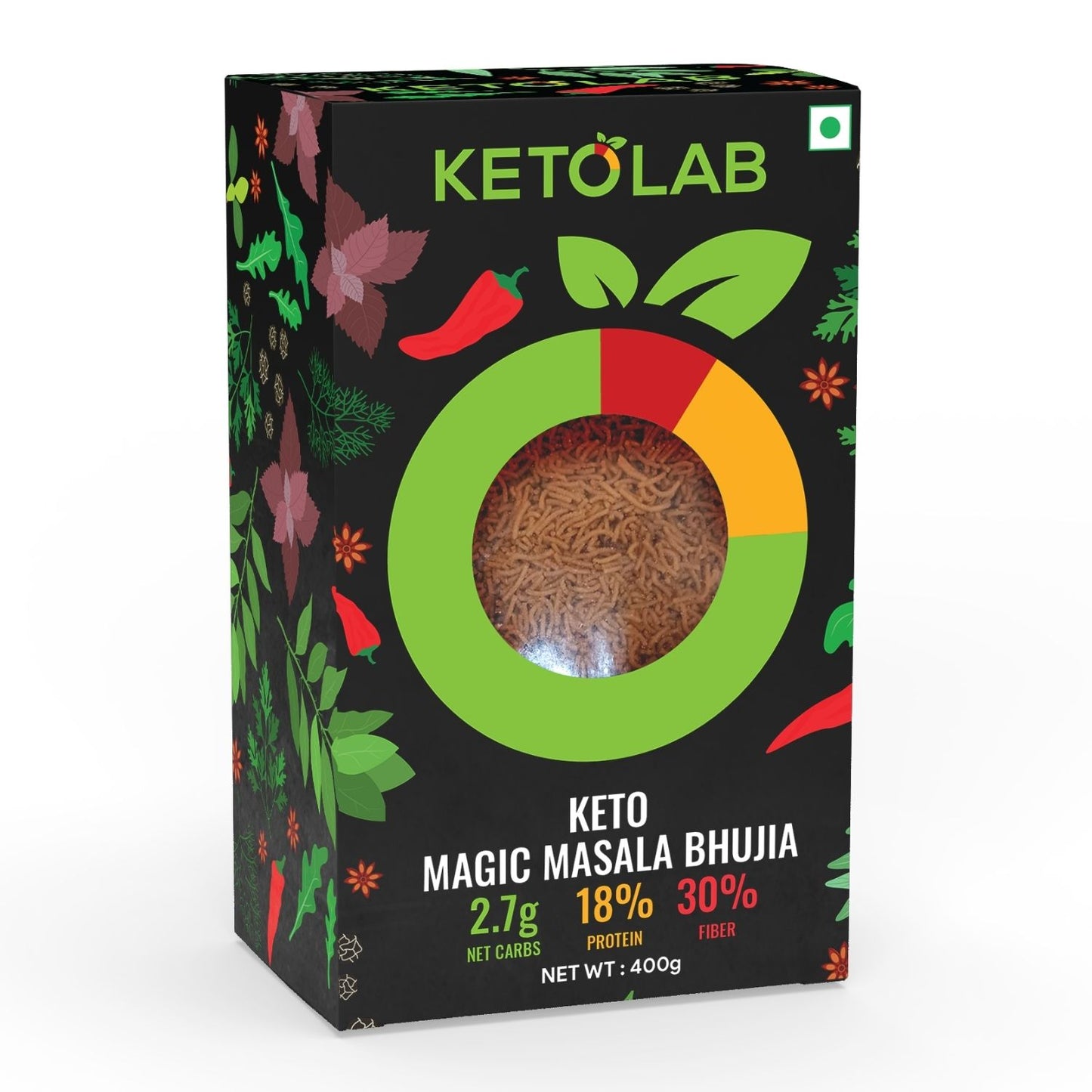 [flavour: Magic Masala] Ketolab Low-Carb Bhujia — Magic Masala main image