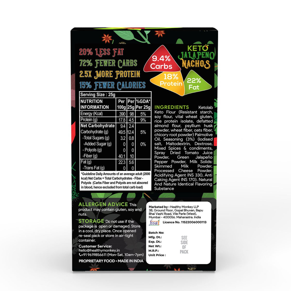 [flavour: Jalapeno] Ketolab Nacho Chips — Jalapeno product image 7