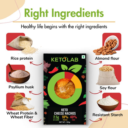 [flavour: Cheese] Ketolab Nacho Chips — Cheese product image 2