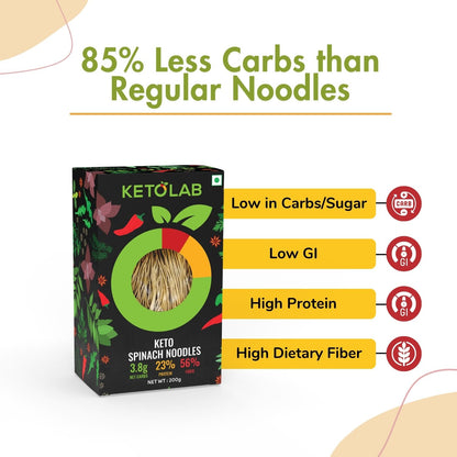 [flavour: Spinach] Ketolab Noodles — Spinach product image 4