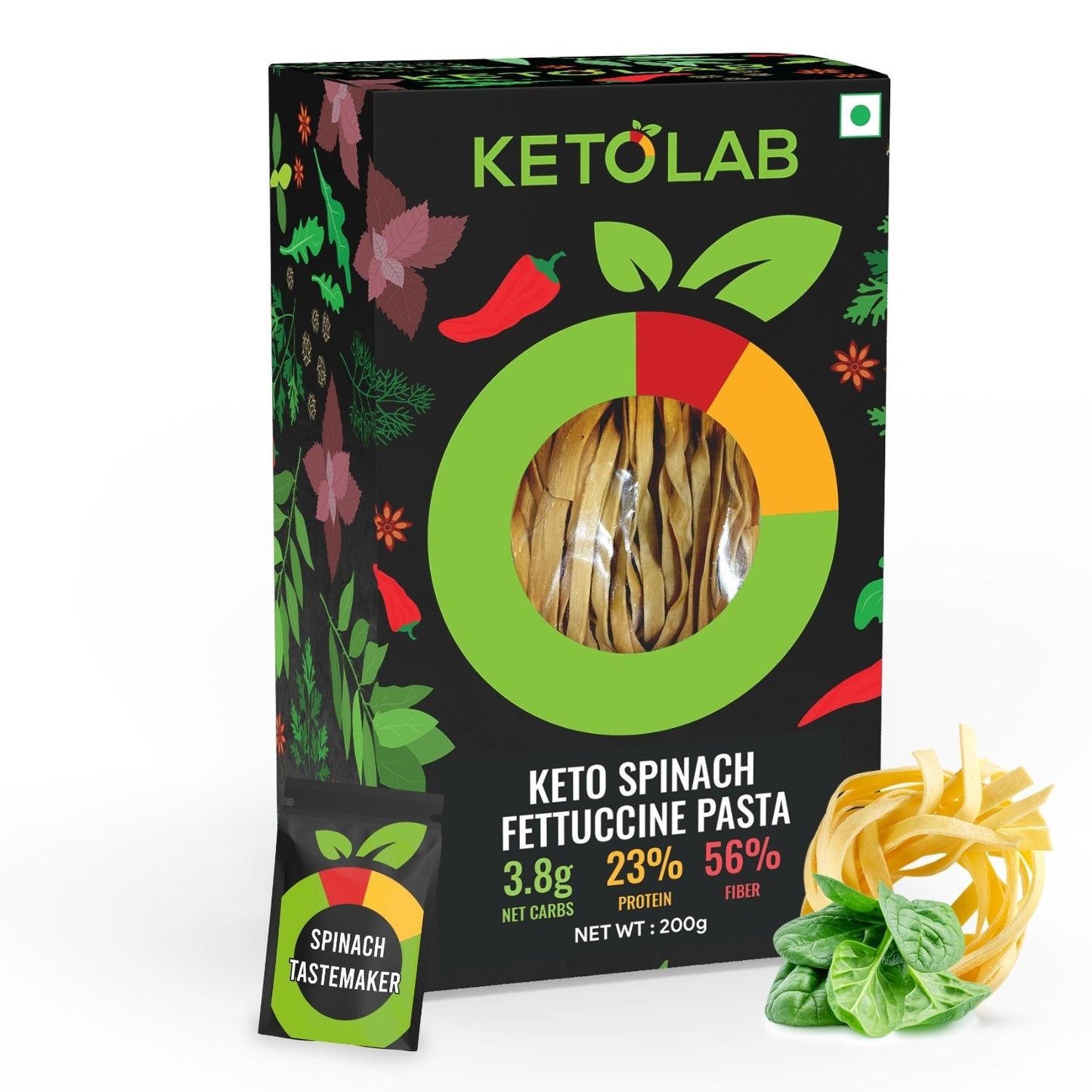 [flavour: Plain] Ketolab Fettuccine Pasta — Plain main image