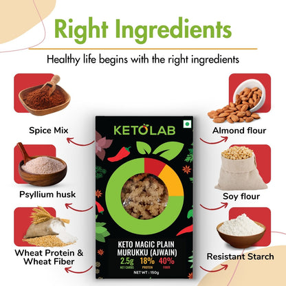 [flavour: Plain] Ketolab Murukku — Plain product image 2