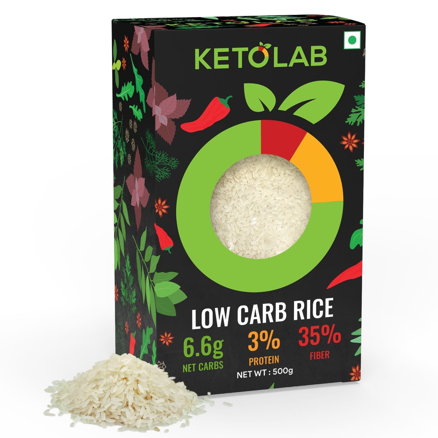 [flavour: Plain] Ketolab Low-Carb Rice — Plain main image