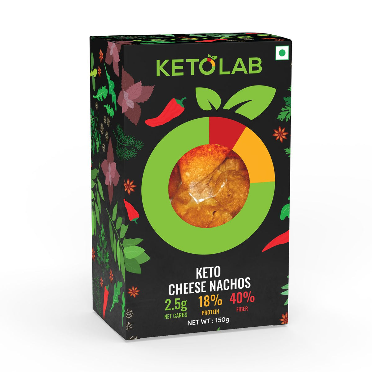 [flavour: Cheese] Ketolab Low-Carb Nacho Chips — Cheese main image
