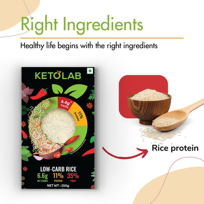 [flavour: Plain] Ketolab Low-Carb Rice — Plain product image 2