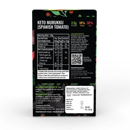 [flavour: Spanish Tomato] Ketolab Murukku — Spanish Tomato product image 6