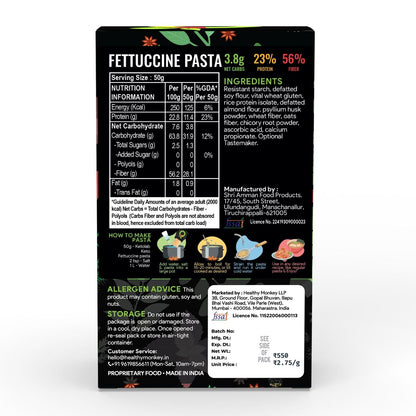 [flavour: Plain] Ketolab Low-Carb Fettuccine Pasta — Plain product image 7