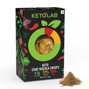 Ketolab Keto Chaat Masala Crisps