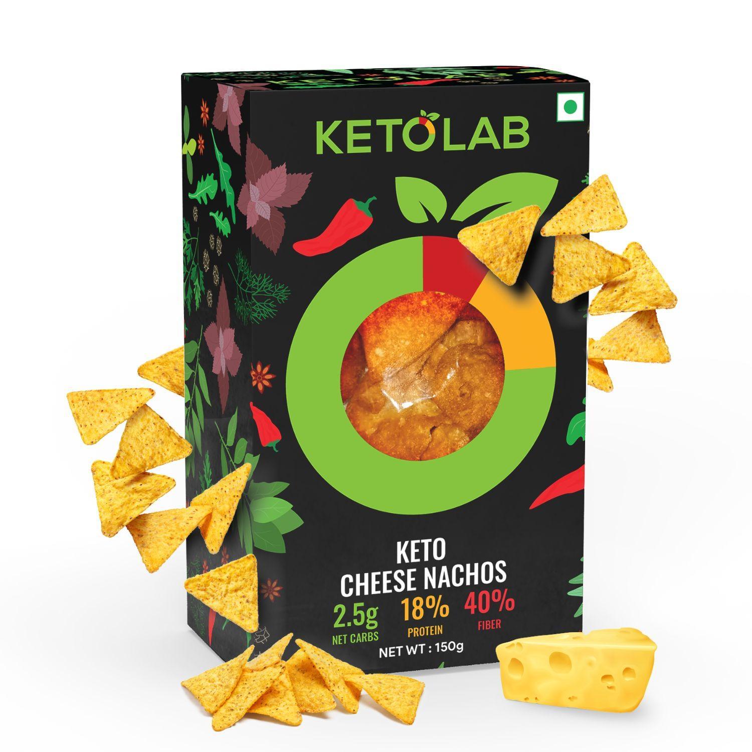 Ketolab Keto Cheese Nacho Chips