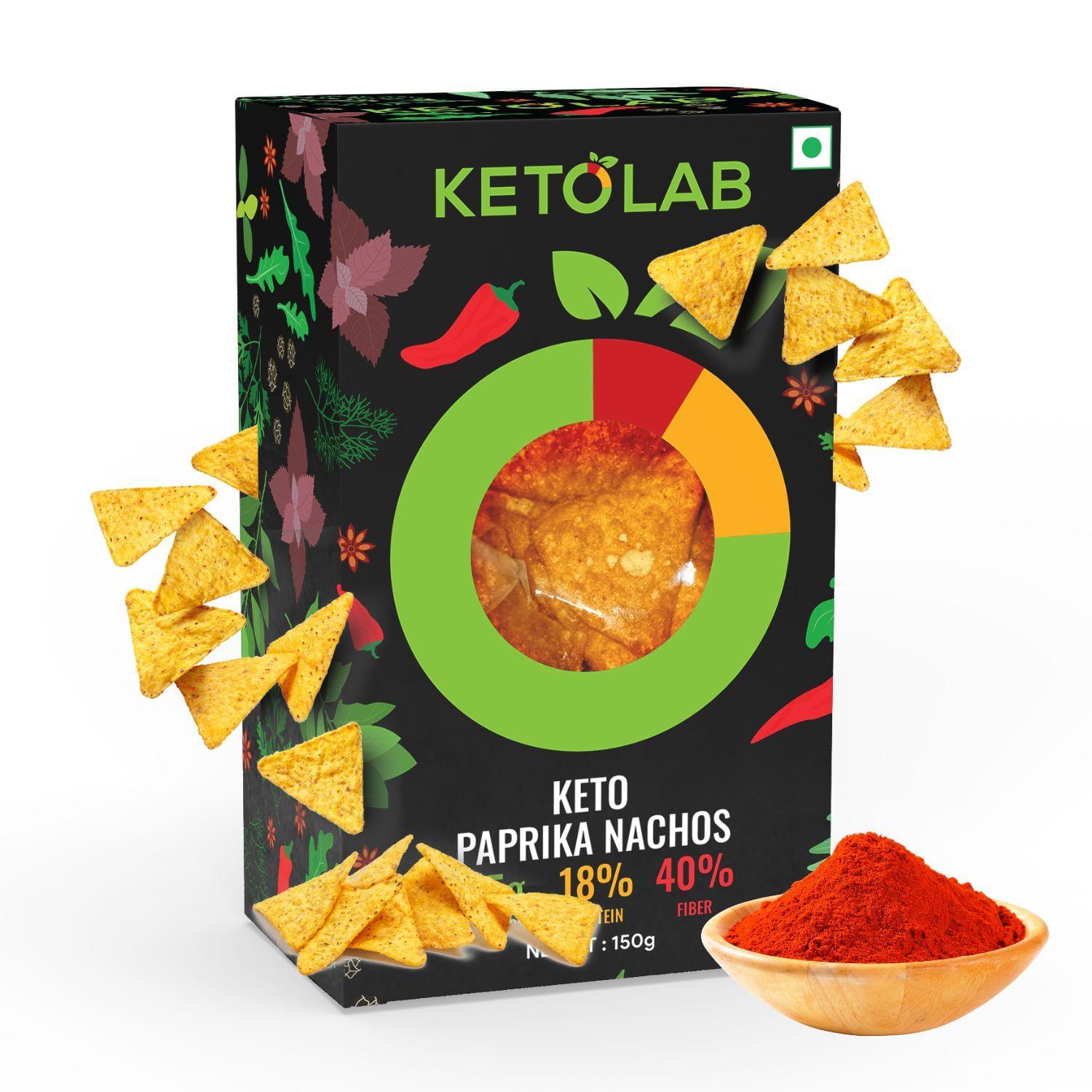 Ketolab Keto Paprika Nacho Chips