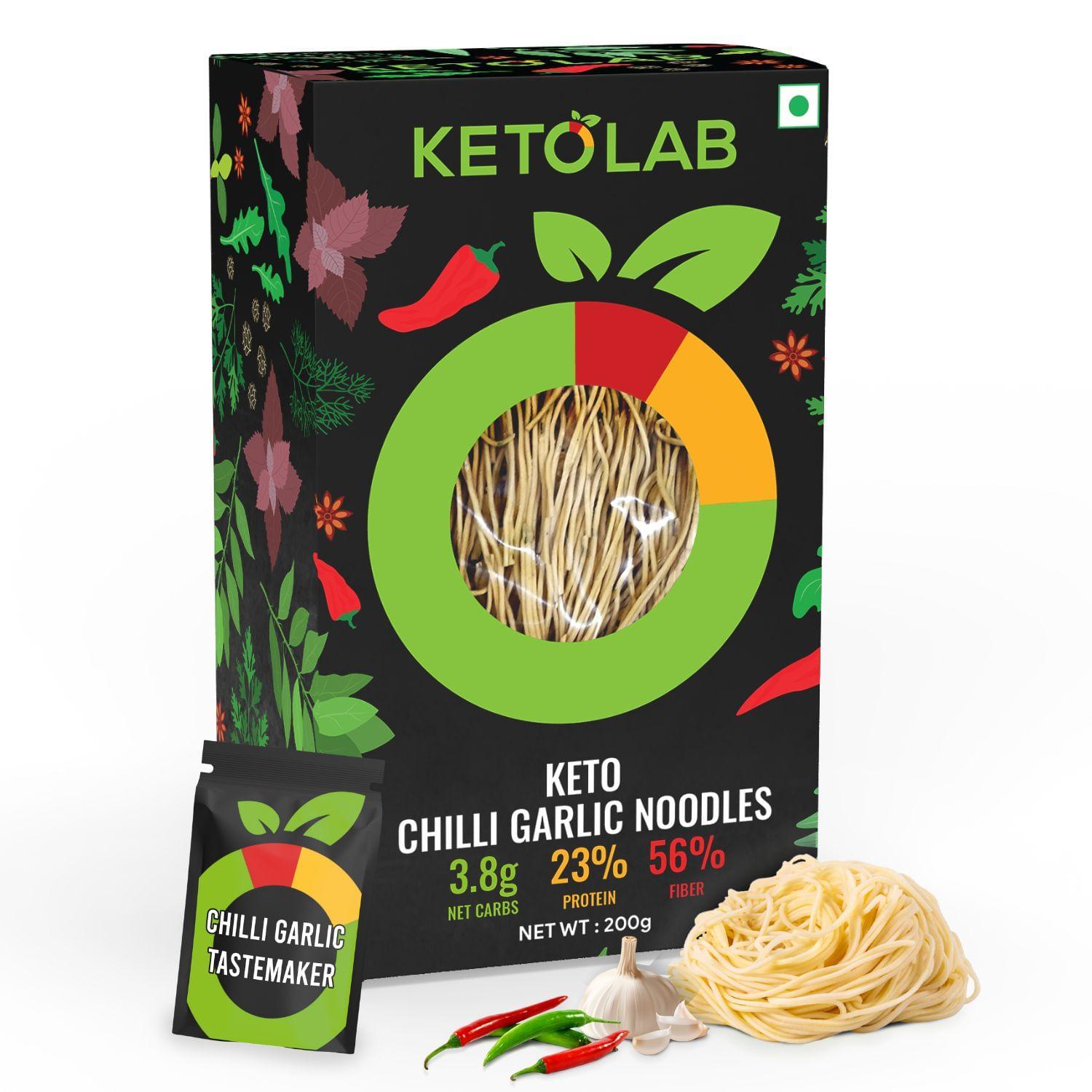 Ketolab Keto Chilli Garlic Noodles Spaghetti