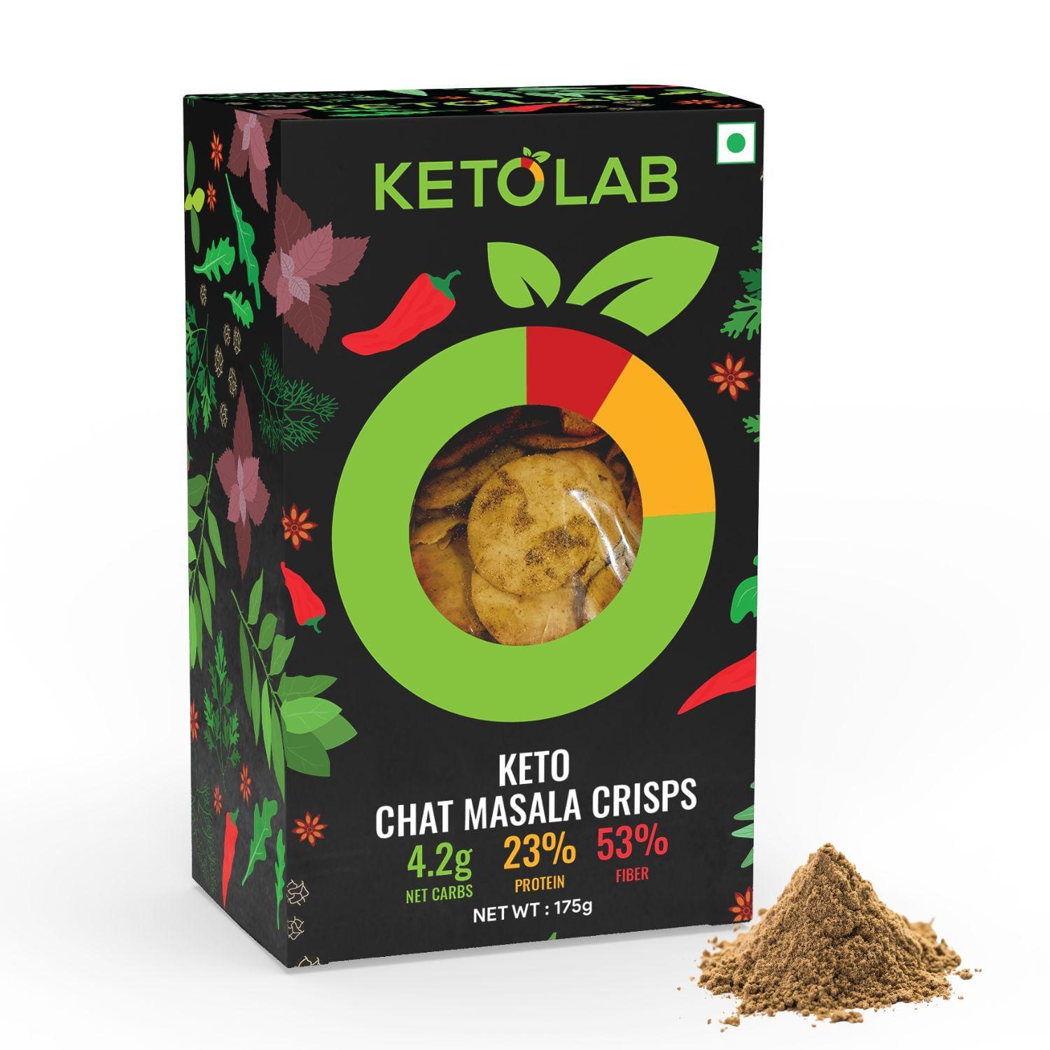Ketolab Keto Chaat Masala Crisps