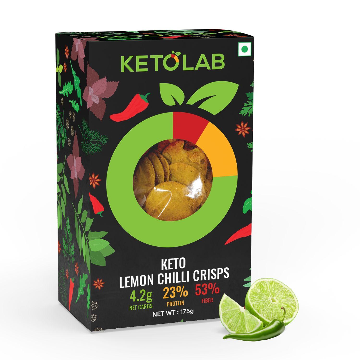 Ketolab Keto Lemon Chilli Crisps